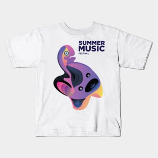 Summer Music Festival Kids T-Shirt